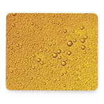 Water Drops On Beer Print Mouse Pad