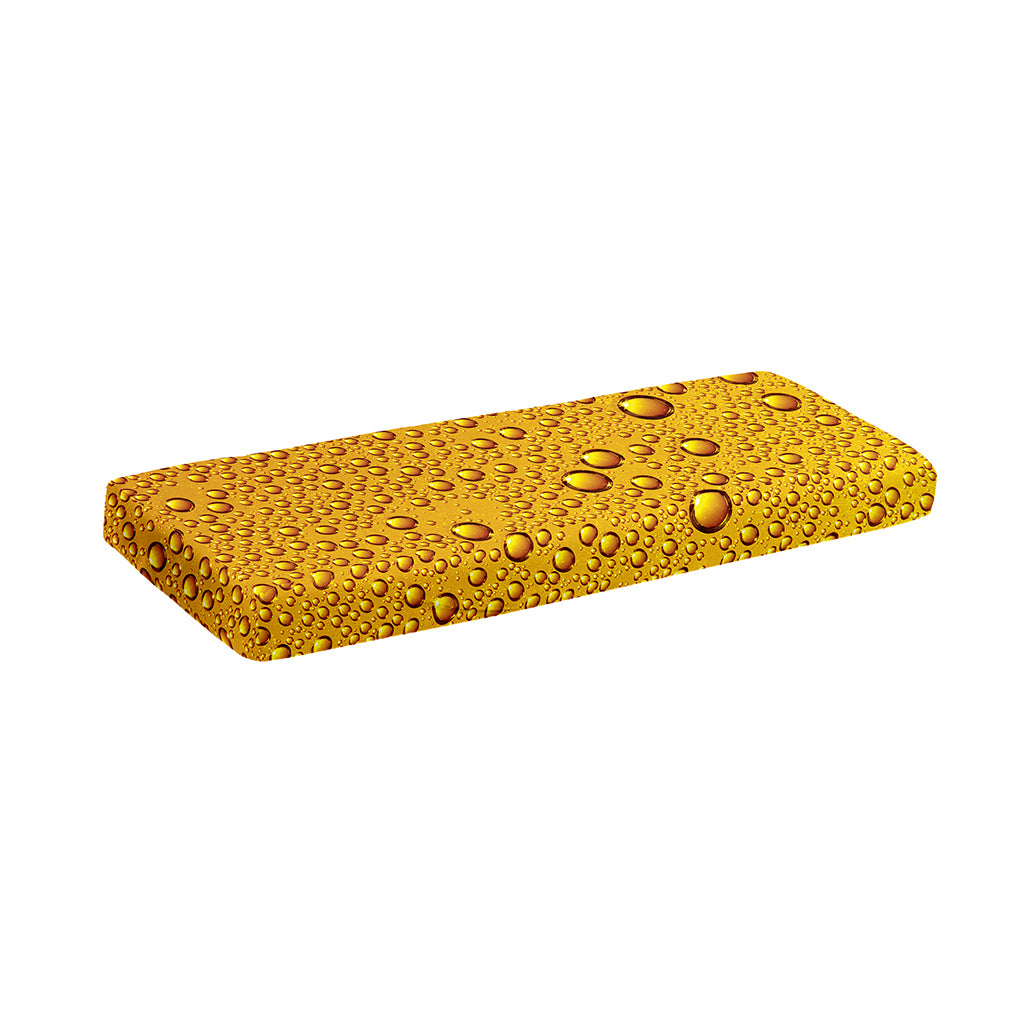 Water Drops On Beer Print Piano Keyboard Cover