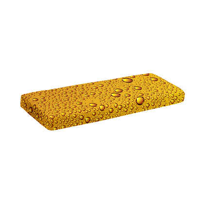 Water Drops On Beer Print Piano Keyboard Cover