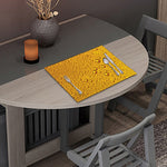 Water Drops On Beer Print Placemat