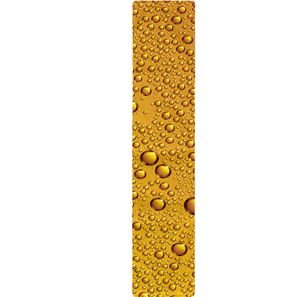 Water Drops On Beer Print Table Runner