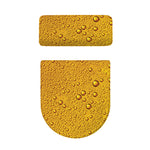 Water Drops On Beer Print Toilet Lid And Tank Cover Set