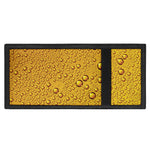 Water Drops On Beer Print Trifold Wallet