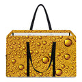 Water Drops On Beer Print Utility Tote Bag