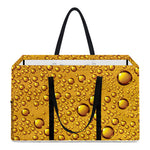 Water Drops On Beer Print Utility Tote Bag