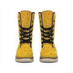 Water Drops On Beer Print Winter Boots