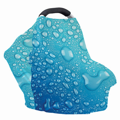 Water Drops Print Baby Seat Cover