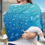 Water Drops Print Baby Seat Cover