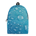 Water Drops Print Backpack