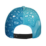 Water Drops Print Baseball Cap
