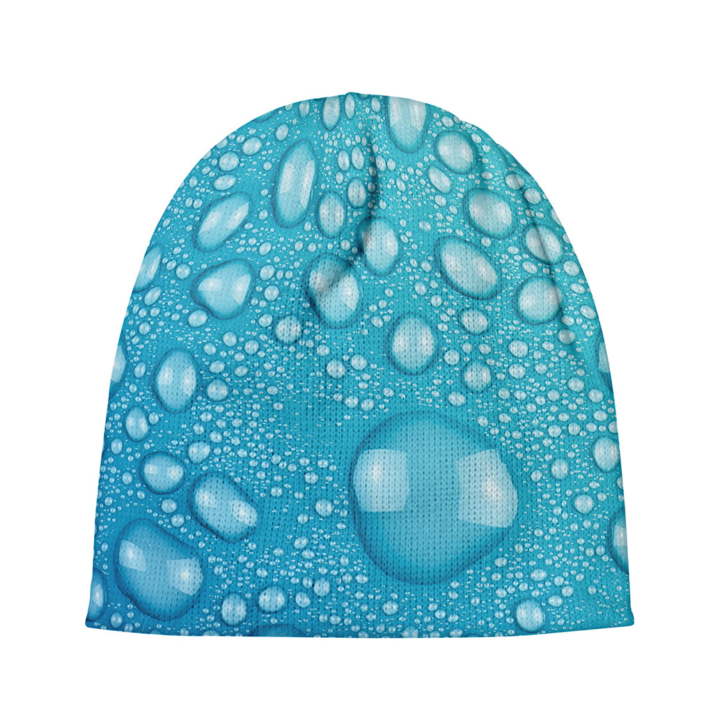 Water Drops Print Beanie