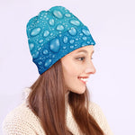 Water Drops Print Beanie