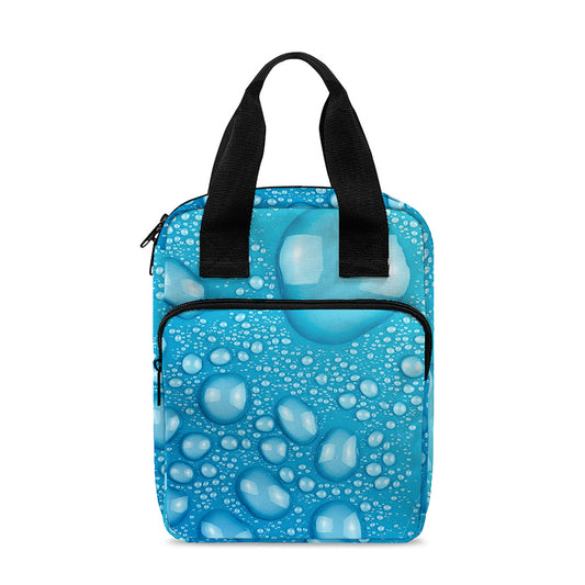 Water Drops Print Bible Tote Bag