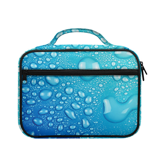 Water Drops Print Briefcase Bible Bag