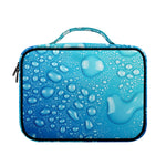 Water Drops Print Briefcase Bible Bag