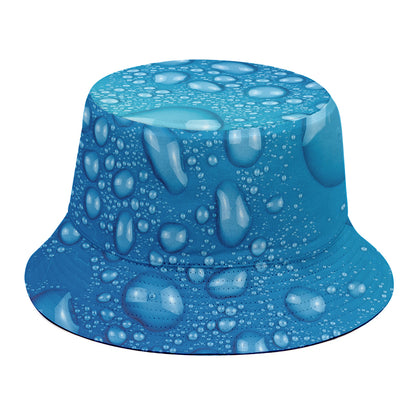 Water Drops Print Bucket Hat