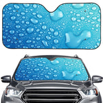 Water Drops Print Car Windshield Sun Shade