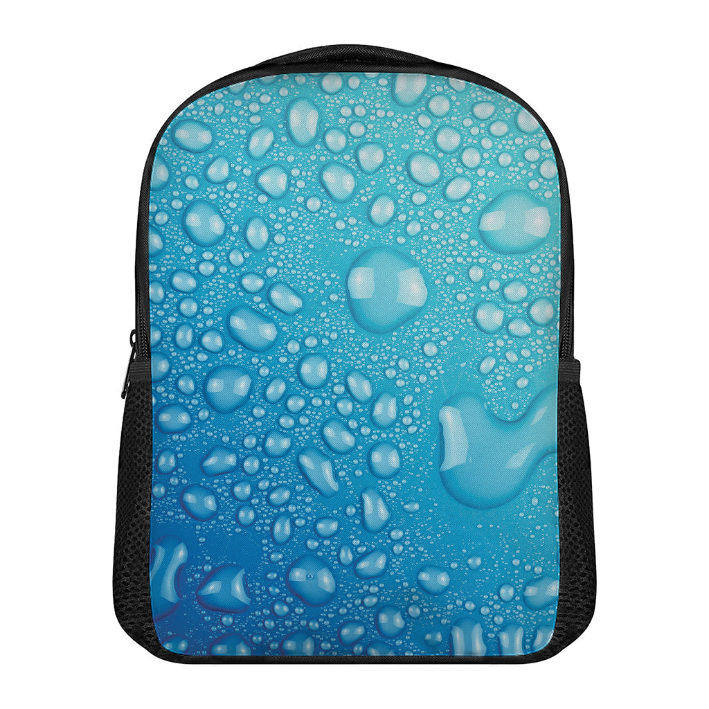 Water Drops Print Casual Backpack