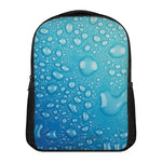 Water Drops Print Casual Backpack