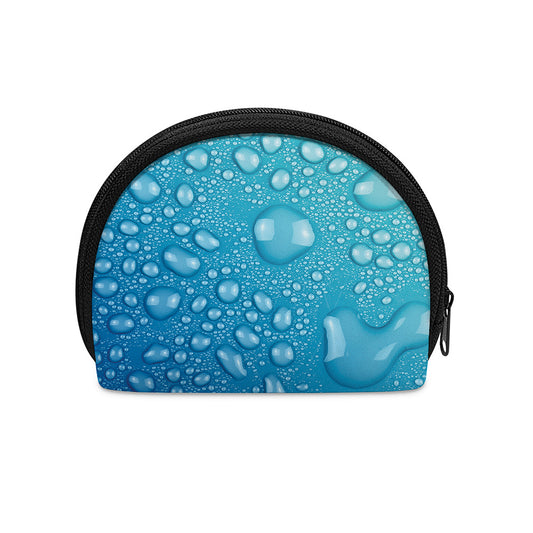 Water Drops Print Coin Purse