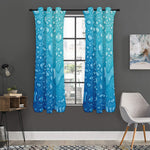Water Drops Print Curtain