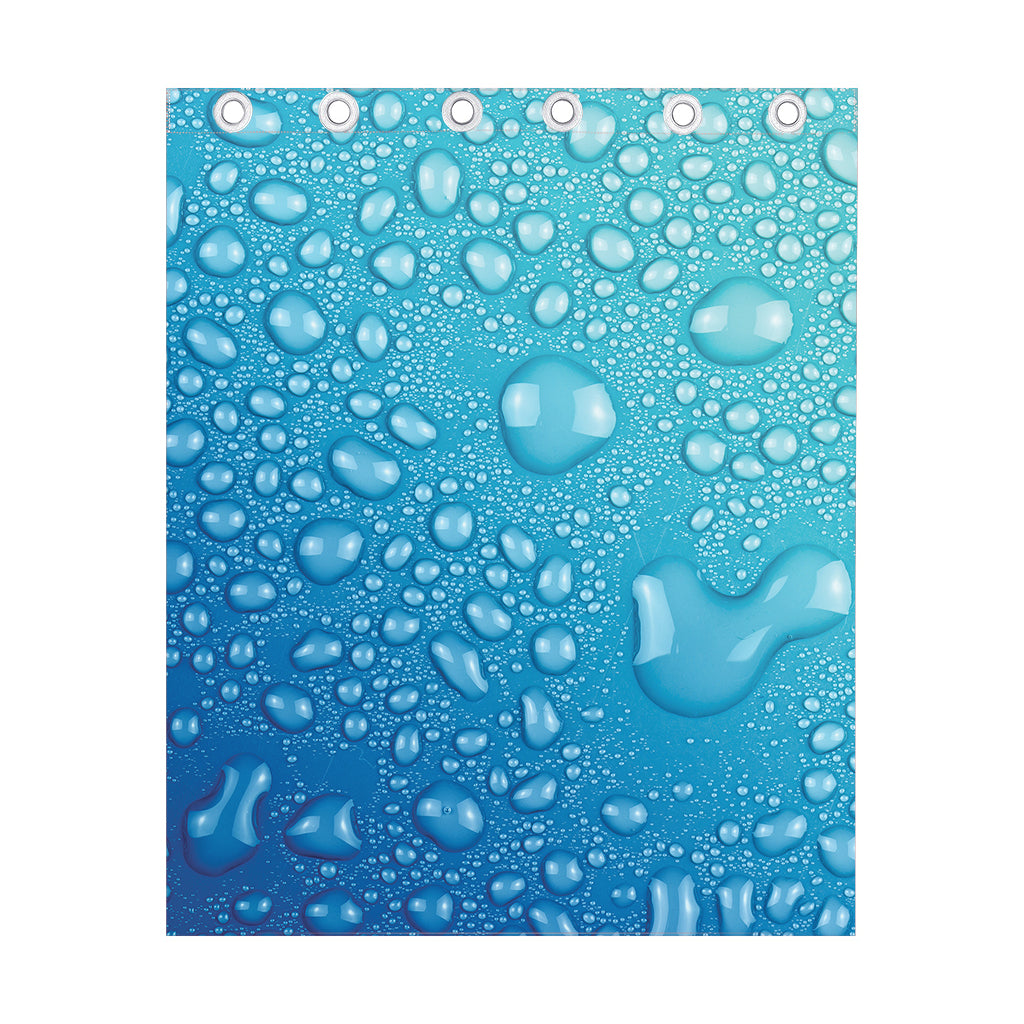 Water Drops Print Curtain