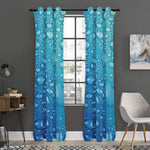 Water Drops Print Curtain