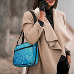 Water Drops Print Double Strap Bible Bag