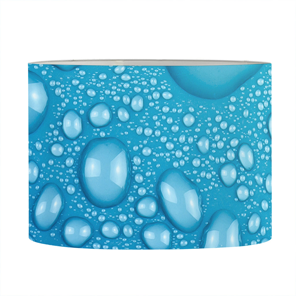 Water Drops Print Drum Lamp Shade