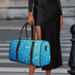Water Drops Print Duffle Bag