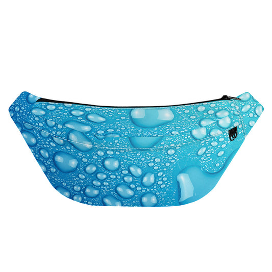 Water Drops Print Fanny Pack