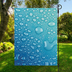 Water Drops Print Garden Flag