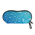 Water Drops Print Glasses Case