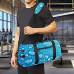Water Drops Print Gym Bag