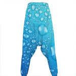 Water Drops Print Hammer Pants