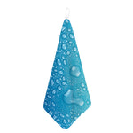 Water Drops Print Hand Towel