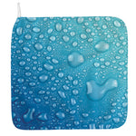 Water Drops Print Hand Towel