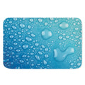 Water Drops Print Indoor Door Mat