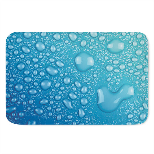 Water Drops Print Indoor Door Mat