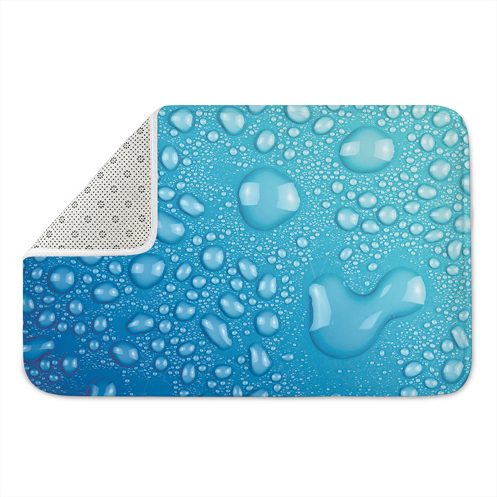 Water Drops Print Indoor Door Mat