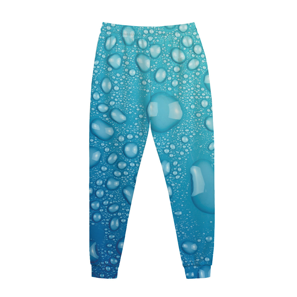 Water Drops Print Jogger Pants