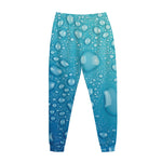 Water Drops Print Jogger Pants