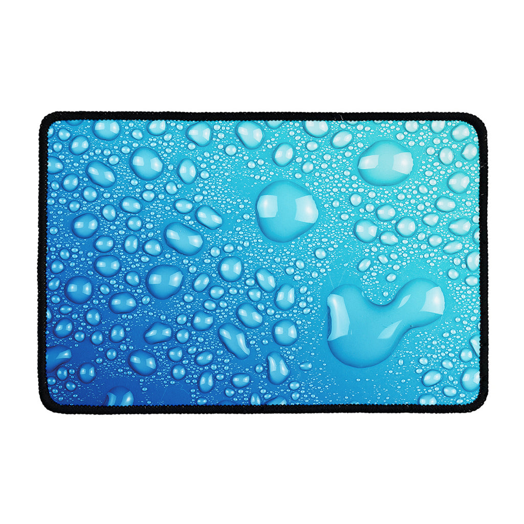 Water Drops Print Kitchen Mat