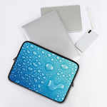 Water Drops Print Laptop Sleeve