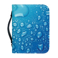 Water Drops Print Leather Bible Cover