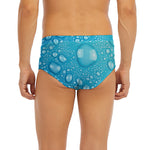 Water Drops Print Men's Briefs