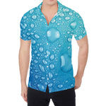 Water Drops Print Men's Shirt