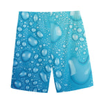 Water Drops Print Men's Sports Shorts