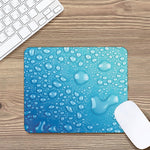 Water Drops Print Mouse Pad