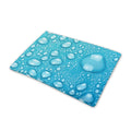 Water Drops Print Pet Cooling Mat Cover